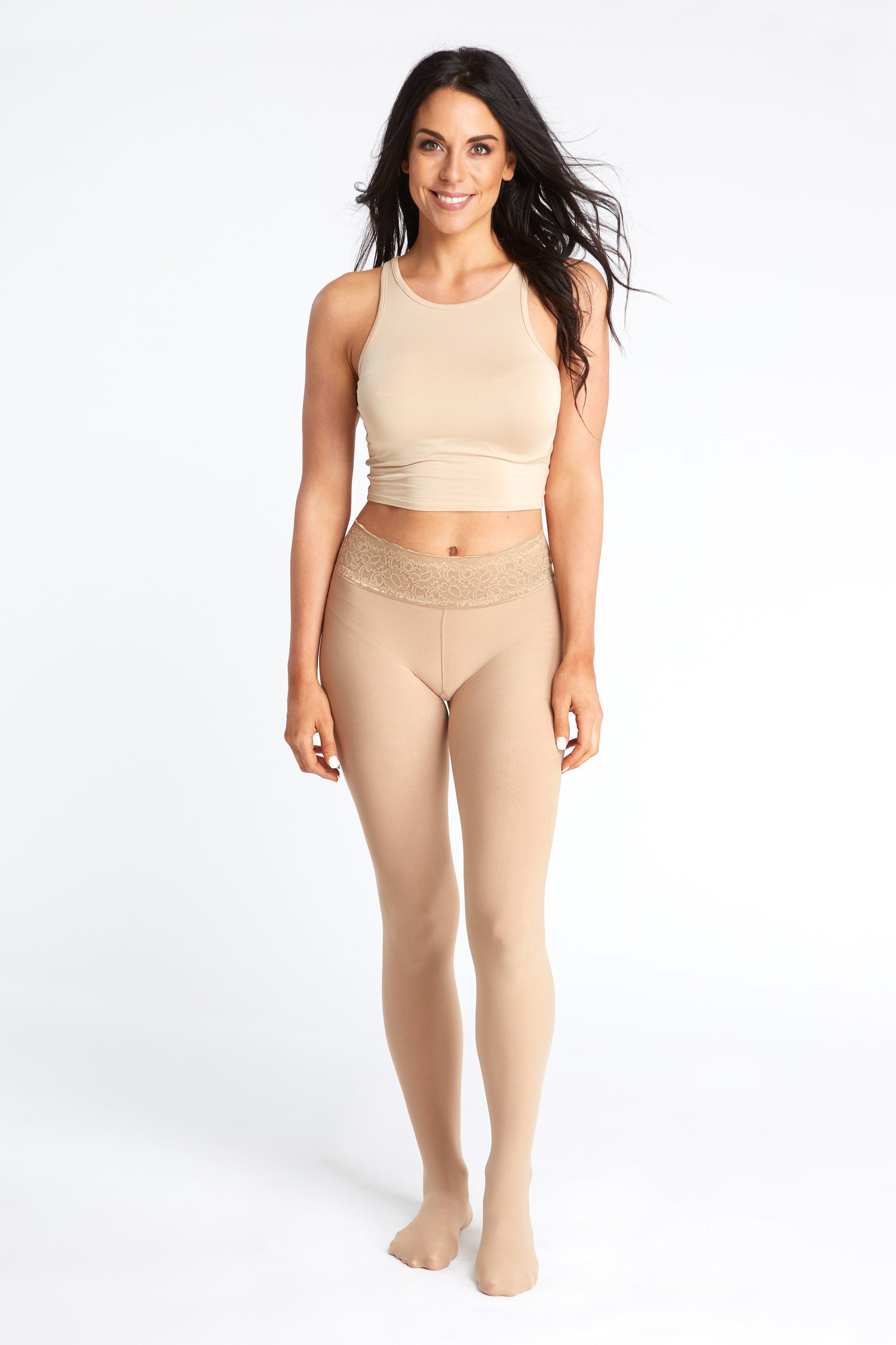 WeeOnes. HIGH QUALITY BEIGE/NUDE THERMAL TIGHTS 2-16 YEARS