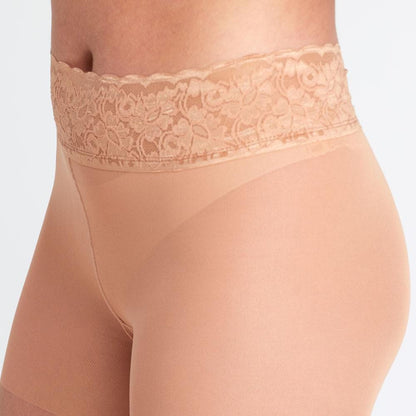 Tan Nude Sheer Pantyhose With Luxe Comfort Waistband